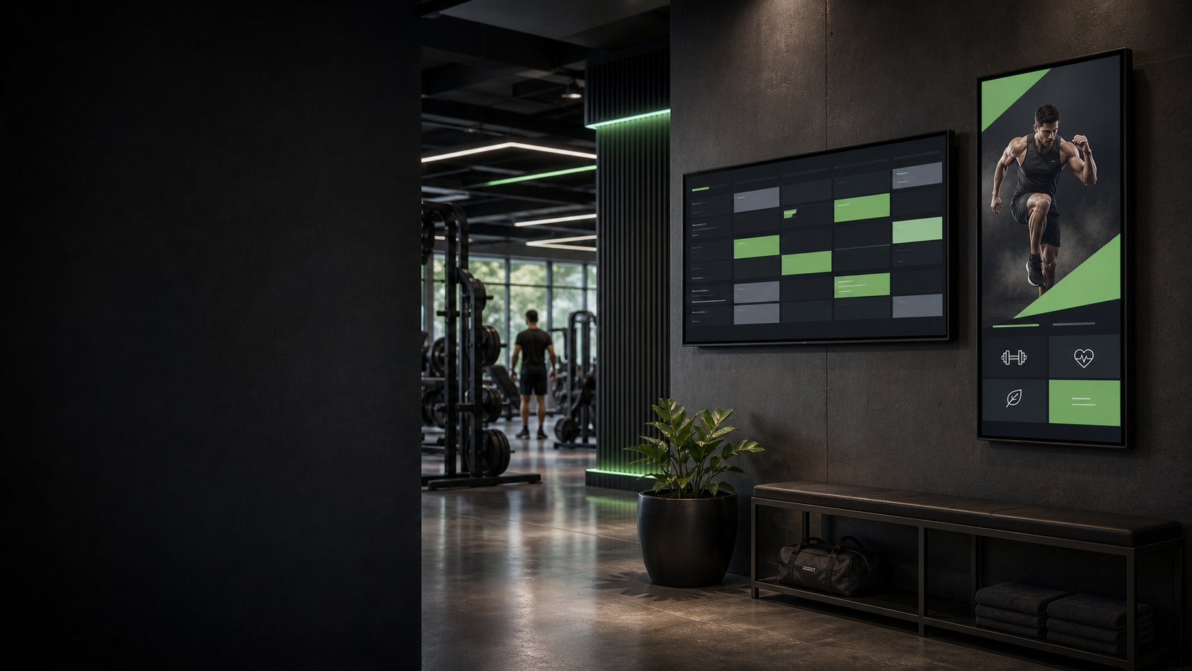 Spor ve yaşam dijital ekran çözümü
