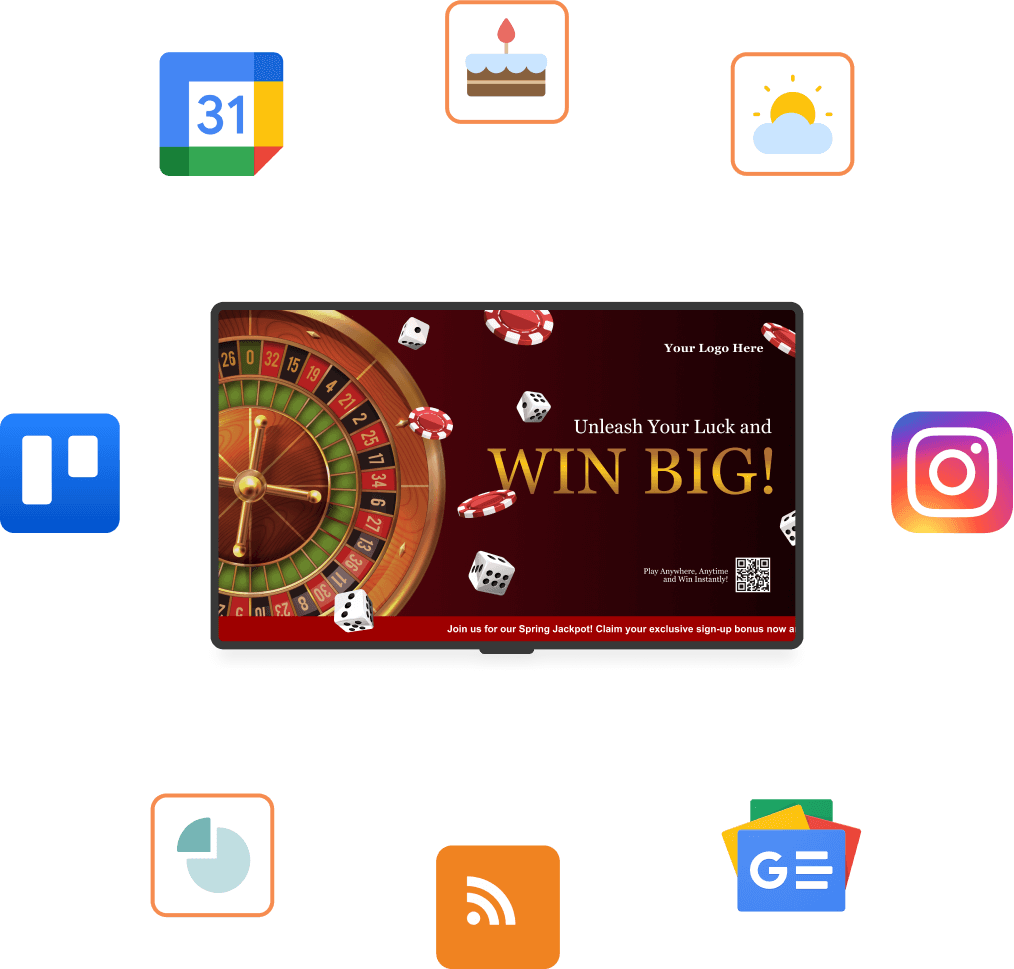 Casino ve oyun alanları ekran örneği